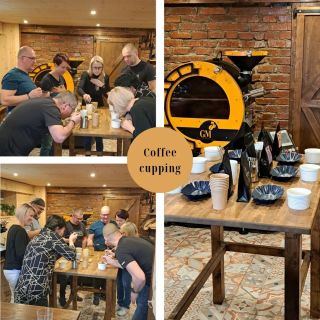 Fajn parta lidí na degustaci kávy. Děkujeme🙂 #Karviná #kava #hazena